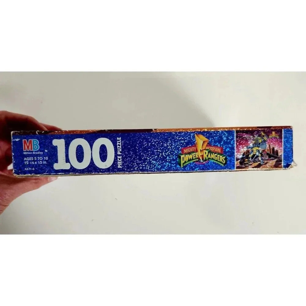 Mighty Morphin Power Rangers 100pc Puzzle 1994 Vintage complete - Picture 4 of 5